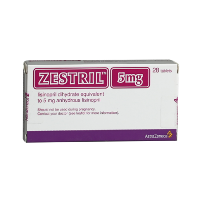 ZESTRIL 5MG TABLETS 28TAB