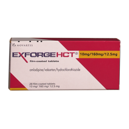 EXFORGE HCT 10/160/12.5 MG(28 TAB)