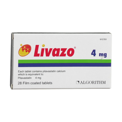 LIVAZO 4MG FC TABLETS 28`S