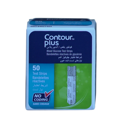 CONTOUR PLUS STRIPS (50 STRIPS/PKT)