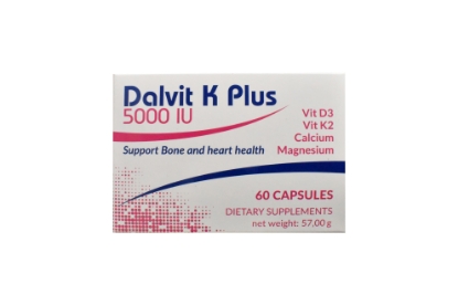 DALVIT K PLUS 5000 IU 60 CAPSULES